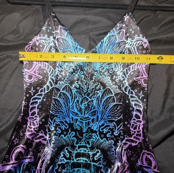NWT Kaleidoscope Mermaid Velvet Dress XS Extra Small - Picture 4 of 6